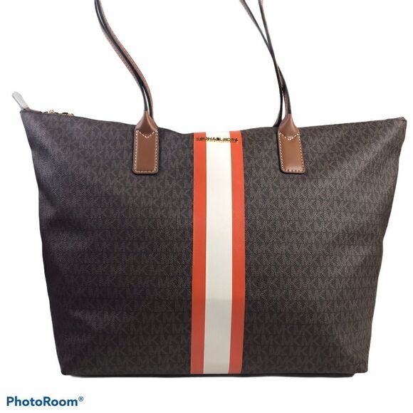 Michael Kors Travel Tangerine Tote NWT - Picture 1 of 9